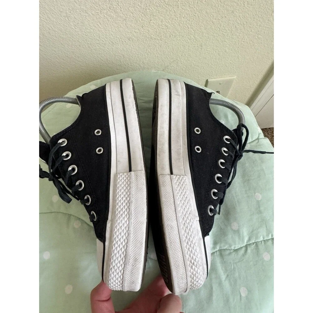 Converse Chuck Taylor All Star Lift Low Top Sneakers Black/White 560250F size 8